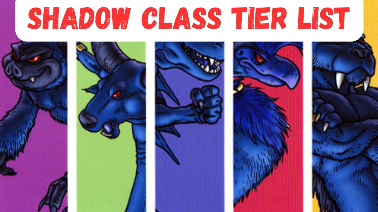 All Blue Dragon Shadow Classes RANKED! from WORST to BEST (Blue Dragon Tier List)