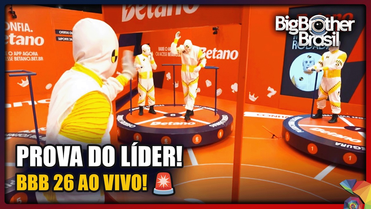 🚨 PROVA DO LÍDER AO VIVO! Nova liderança definida no BBB26