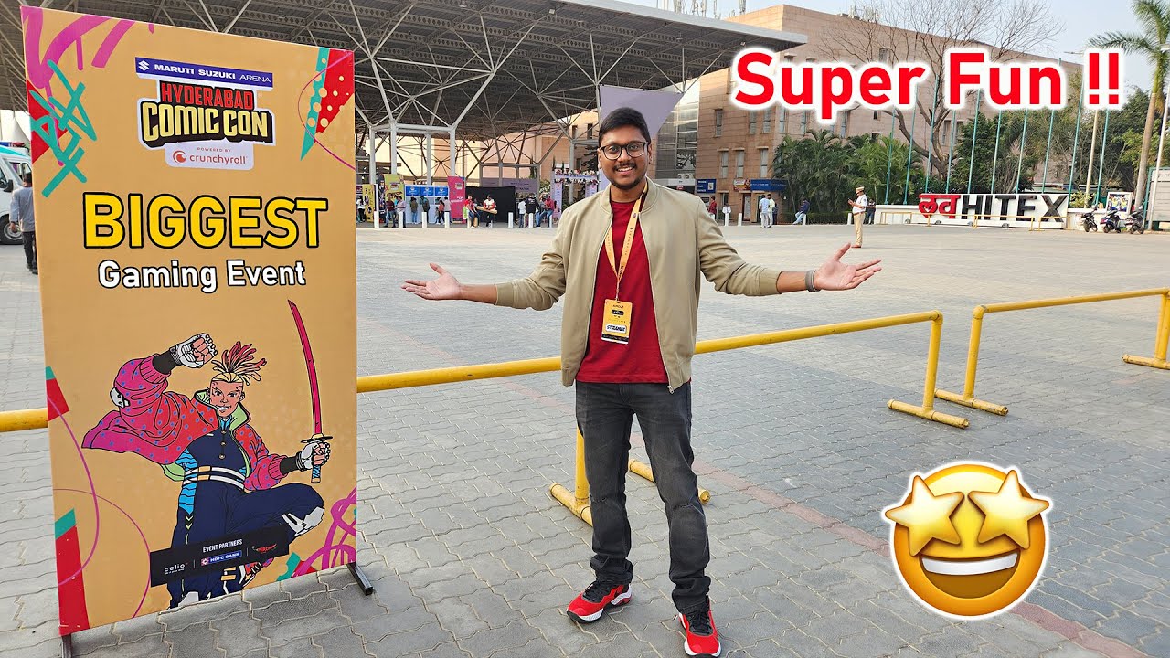 Comic Con Hyderabad 2024 🔥 BIGGEST Gaming Event in India 🤩