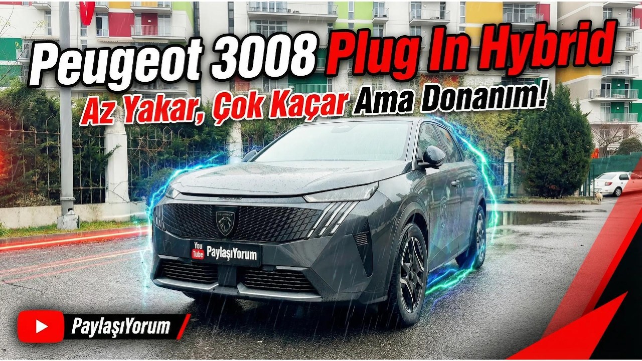 Peugeot 3008 Plug In Hybrid Allure 1.6 Turbo eDCS7 Test Sürüşü ve Detaylı İnceleme | PaylaşıYorum