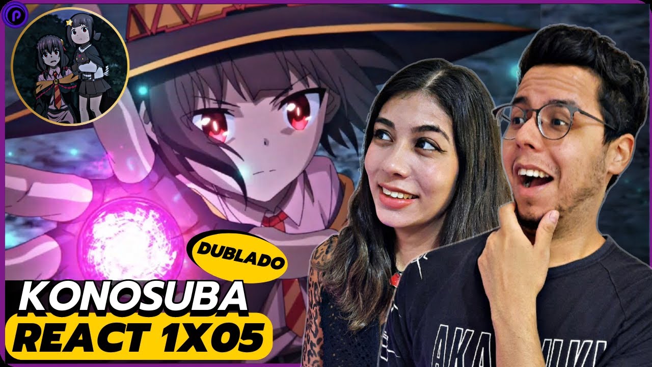 EXTRAVAGANTE! A PRIMEIRA EXPLOS&Atilde;O DA MEGUMIN! | REACT SPIN OFF MEGUMIN DUBLADO 1X05