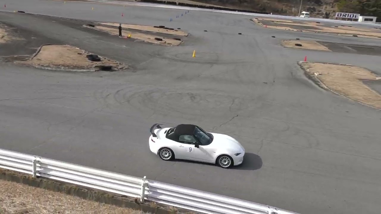 260214キョウセイMIジムカーナ練習会 東海前日 1409 ロードスター白羽ND→ロードスターATIK