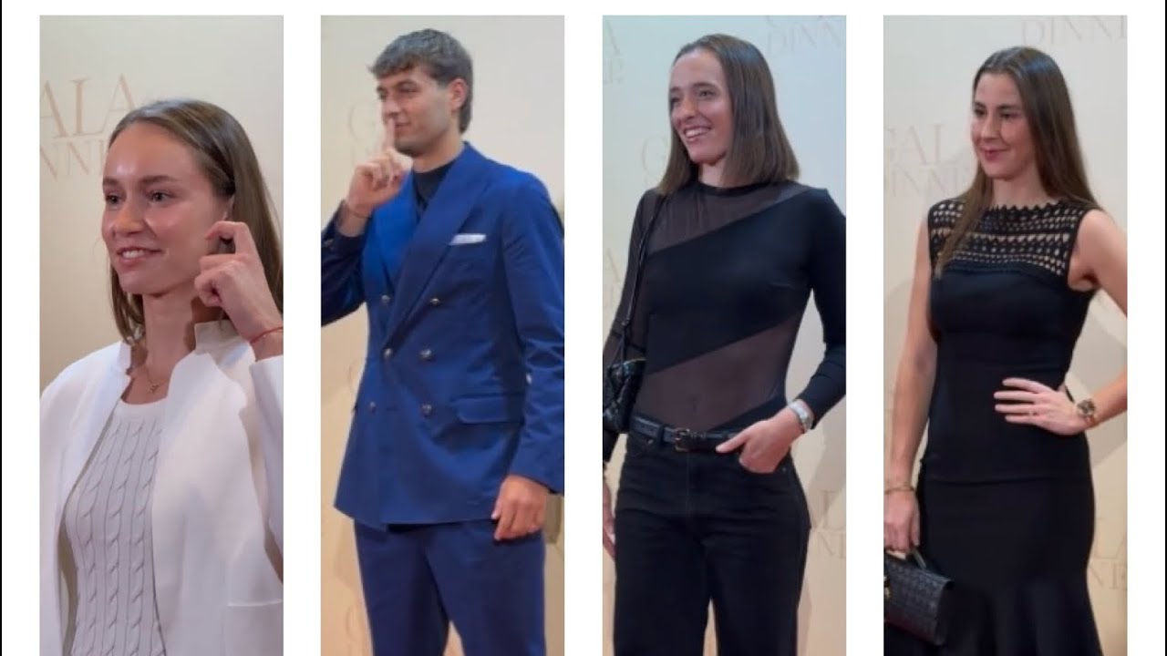 WTCC Tennis Event China GALA DINNER | World Tennis Continental Cup 2025 | Rybakina, Swiatek, Cobolli