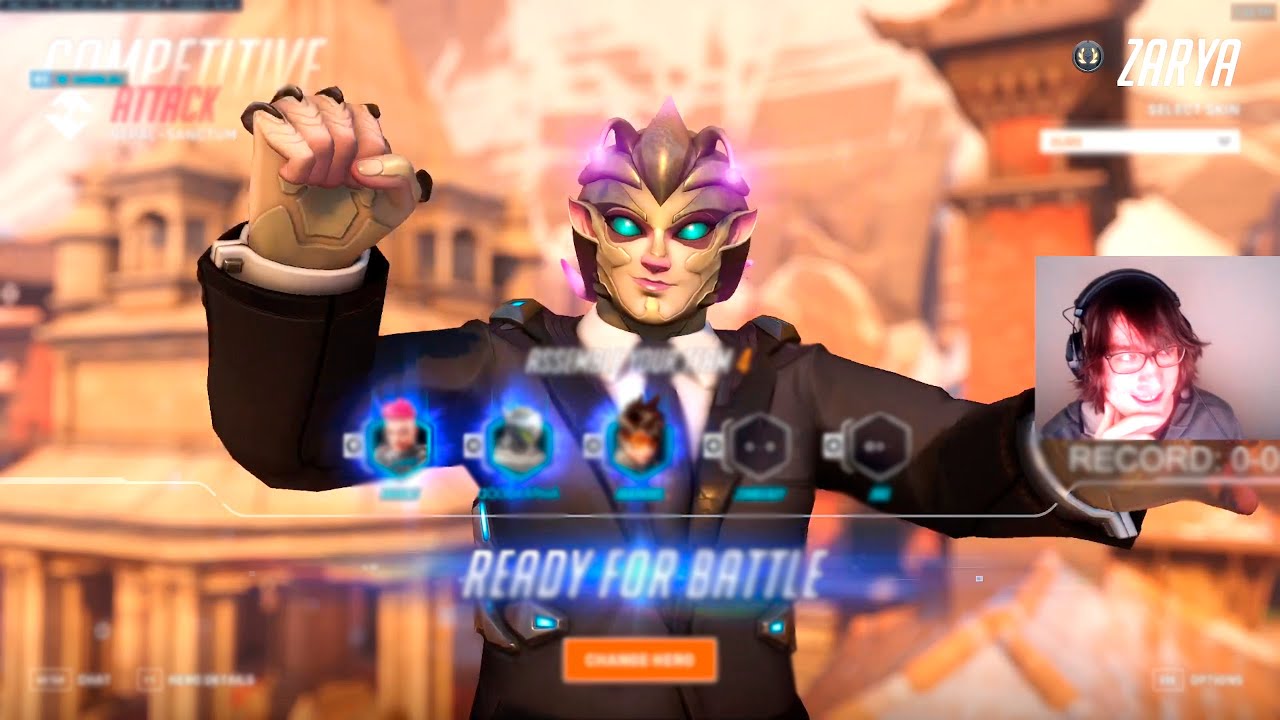 HARBLEU ZARYA GAMEPLAY ON NEPAL - OVERWATCH 2 SEASON 10 TOP 500
