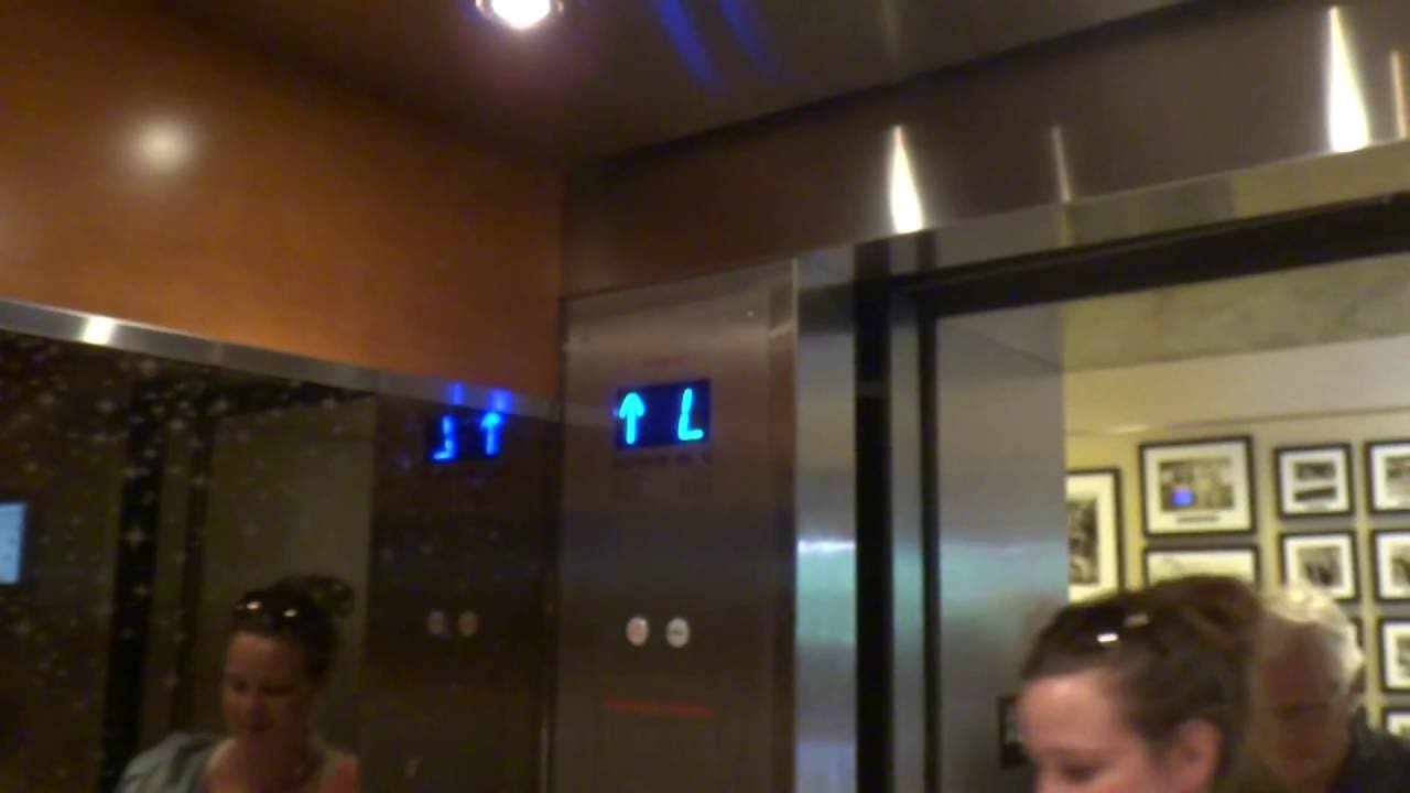 Modernized Otis Traction Elevators at Disneyland Fantasy Tower, Anaheim CA