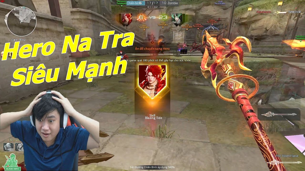 Hero Na Tra Siêu Mạnh Cân Team Zombie Nano - Tiền Zombie v4