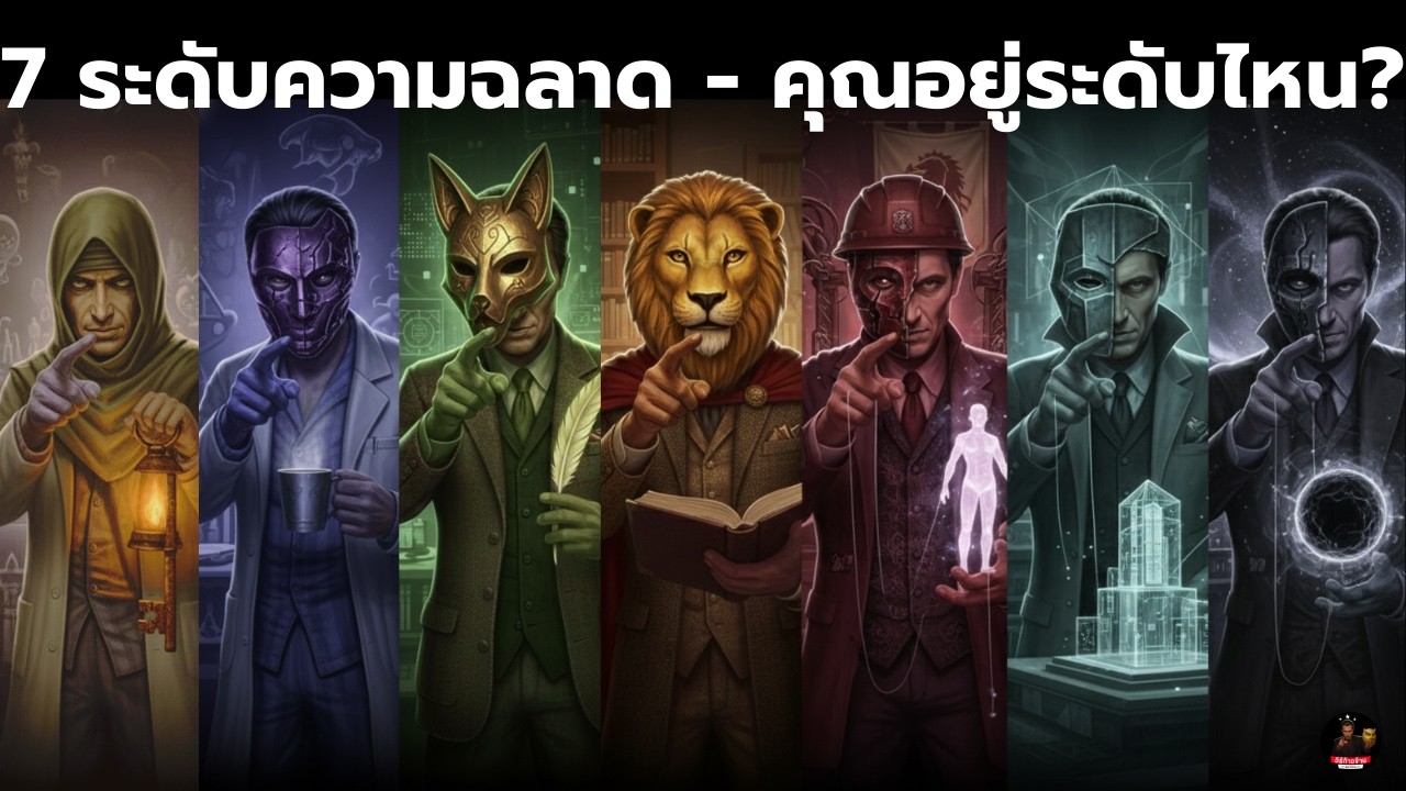 วิเคราะห์ 7 ระดับความฉลาด: วิธีไต่เต้าจากทาสระบบ สู่การเป็นอิสระที่แท้จริง | Podcast จิตวิทยา