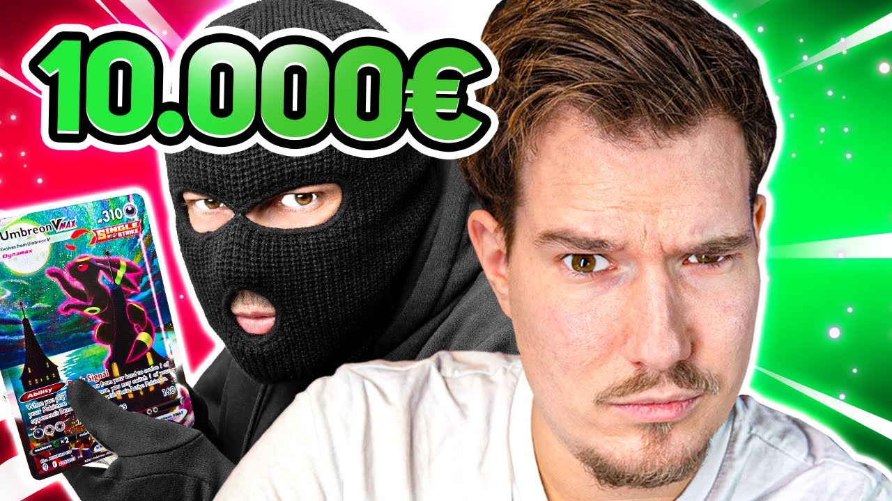 10.000€ Pokémon Karten wurden auf Kamera gestohlen!