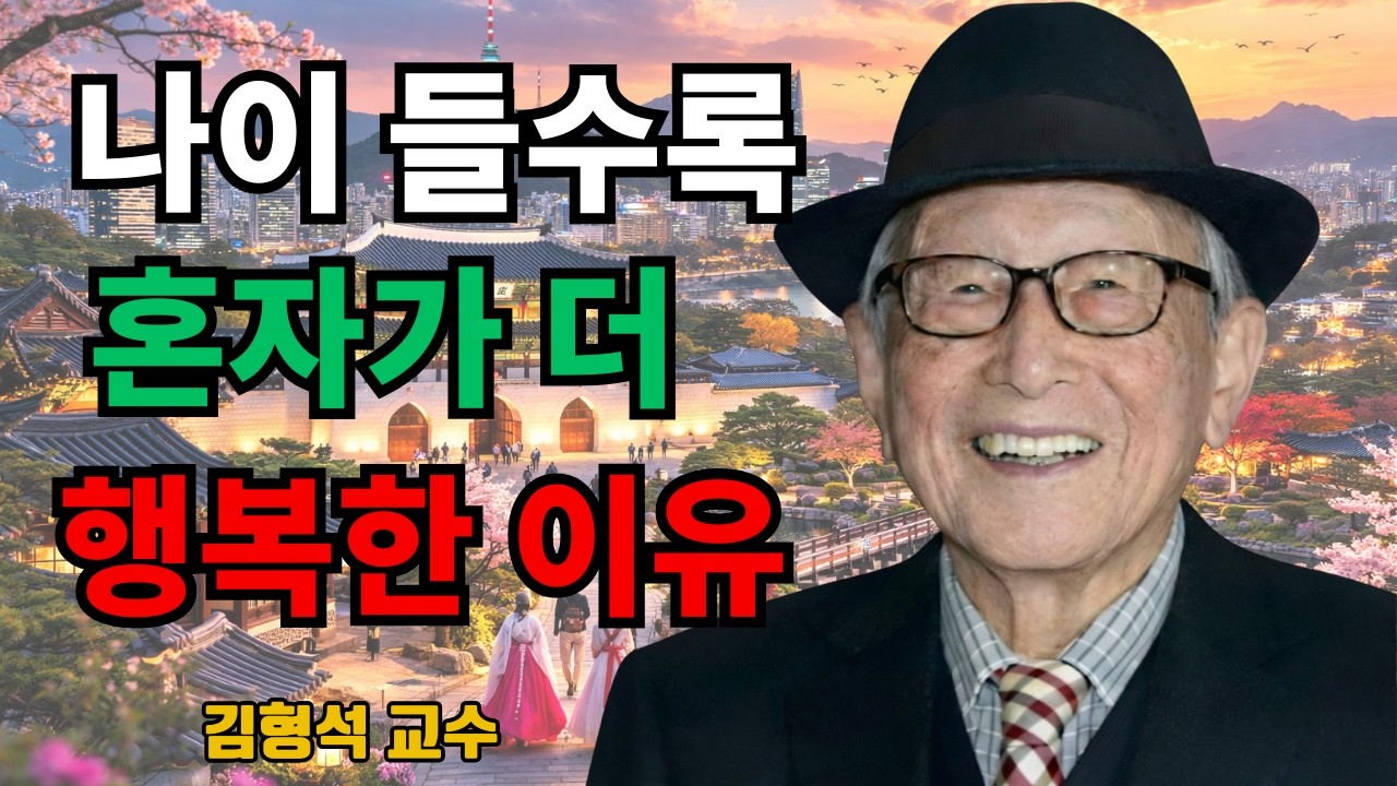 나이 들수록 혼자가 행복한 이유｜김형석 교수가 말한 고독과 행복의 진짜 의미