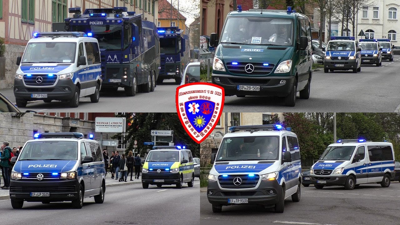 🚨 1. Mai 2021 Großeinsatz der Polizei in Weimar
