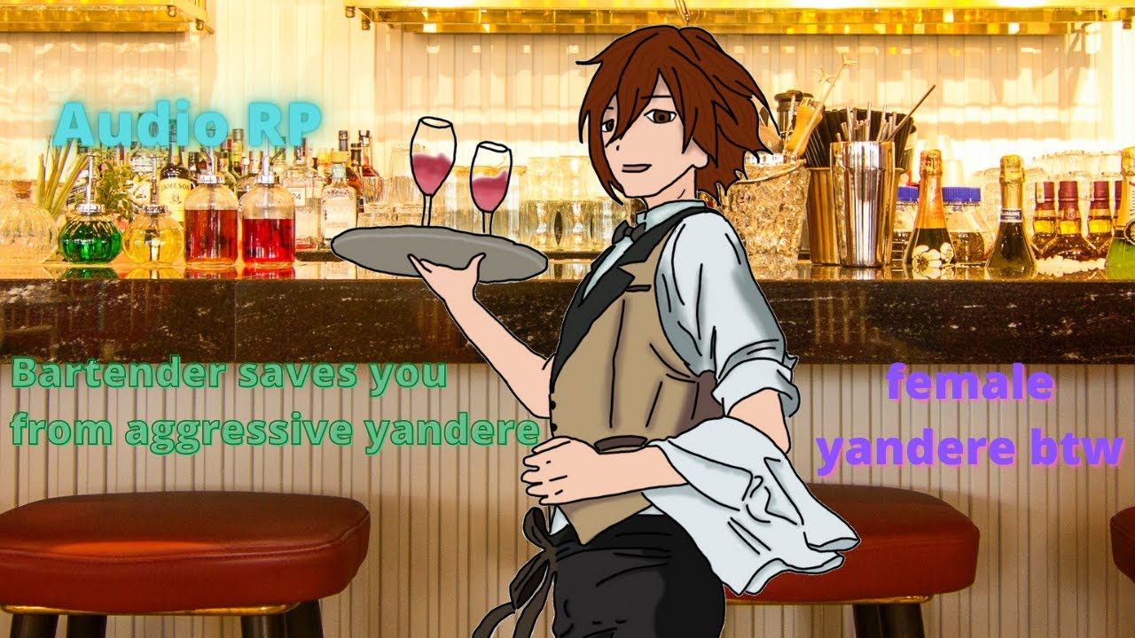Bartender Saves You From An Aggressive Yandere | Audio RP | Binaural? | M4A | ASMR