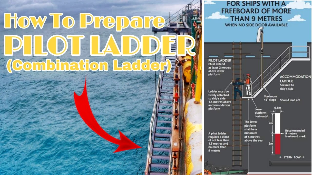 How To Prepare Pilot Ladder with Combination / Actual Footage / [BisayangMarinoVlog]