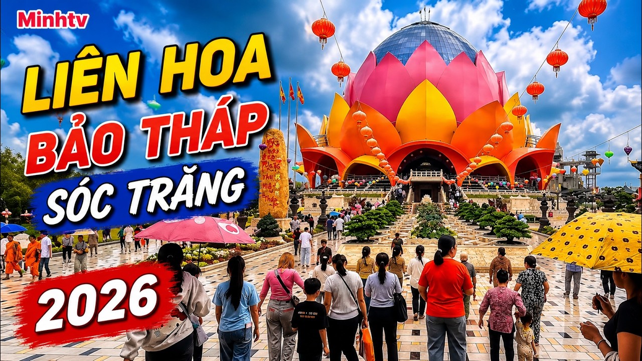 Bảo Tháp Liên Hoa Sóc Trăng  Tham Quan Khu Du Lịch  Tân Huê Viên Công Trình Tâm Linh Ấn Tượng .