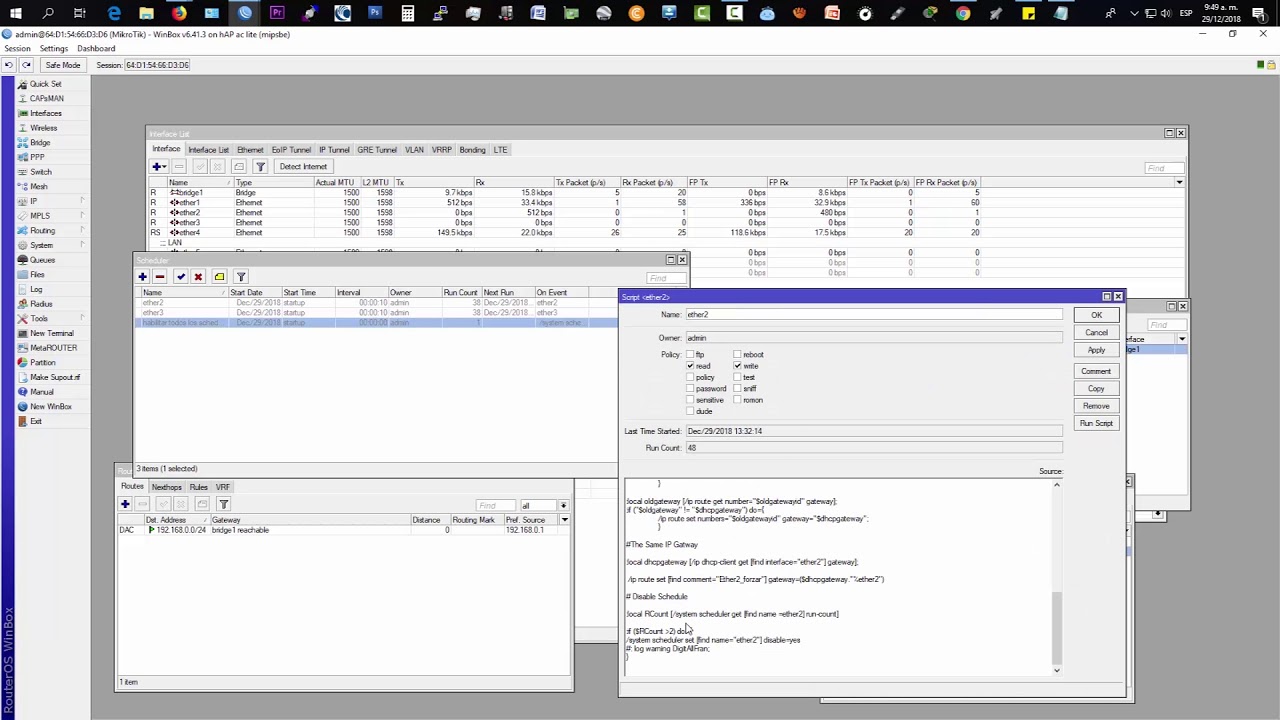 balanceo pcc 2 wan dinamica DHCP Client MIKROTIK Failover