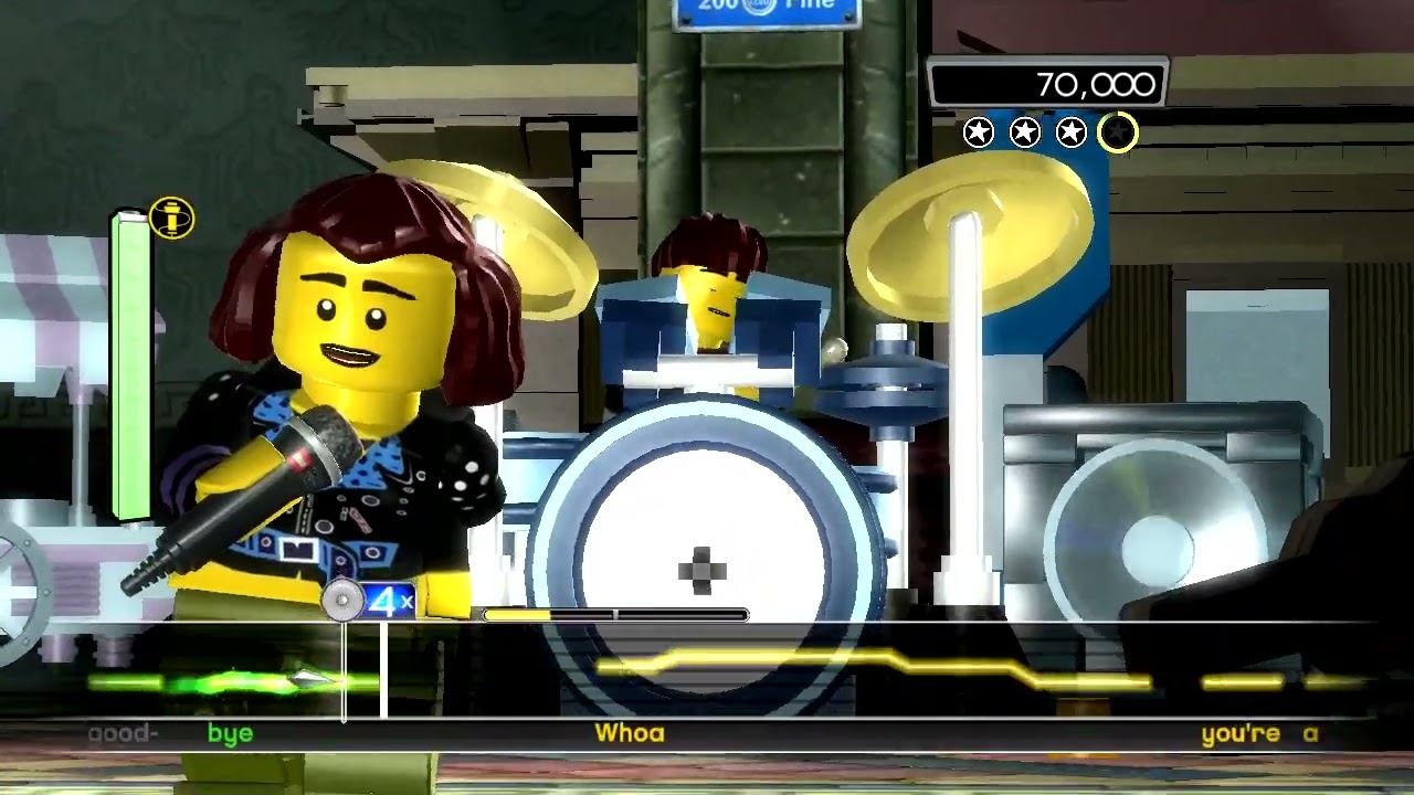 LEGO Rock Band (360) - You Give Love a Bad Name VOCALS FC