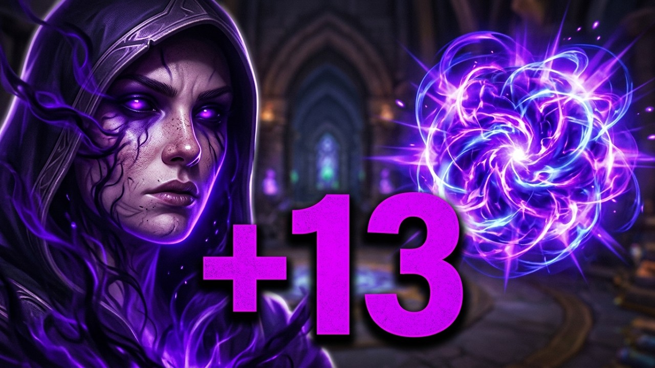 WoW Mythic+ Shadow  Priest Algethar's Academy +13