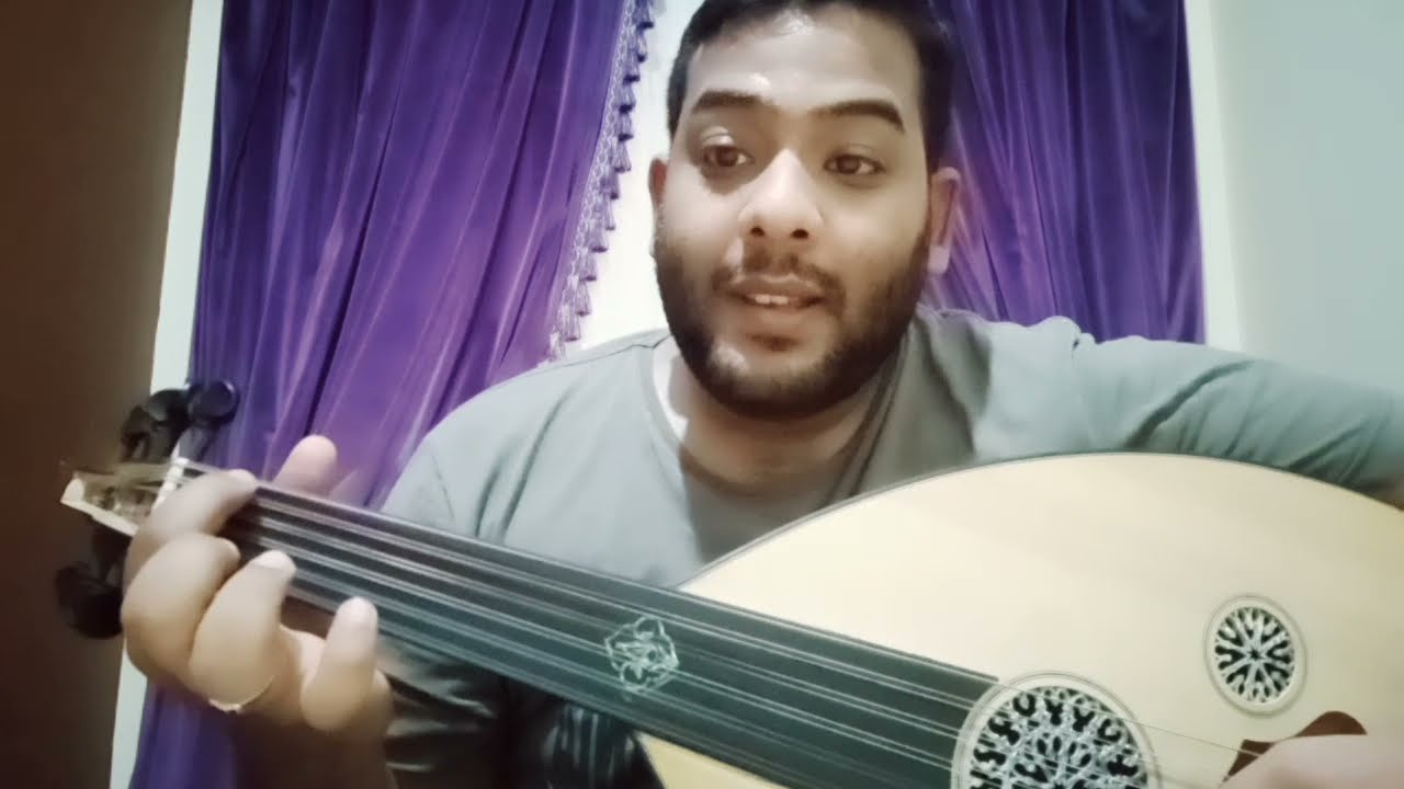 تعليم العود | تعليم العود للمبتدئين | الدرس التاني | توزيع اصابع اليد اليسار على زند العود بشكل بسيط