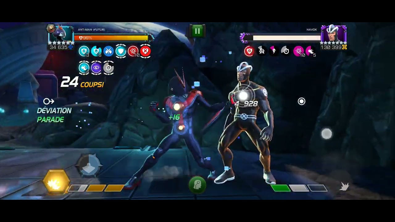 Mcoc Antmanf 6r6 Suicide no Boost vs EOP Havoc 1m22 speed run