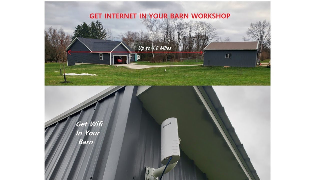 Installing UeeVii Wireless Bridge Get Wifi In Your Barn