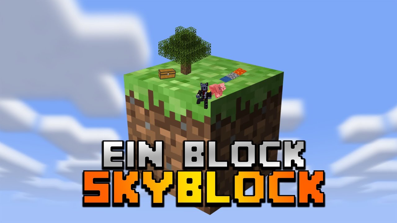 Minecraft Skyblock, Aber man hat nur EINEN BLOCK!