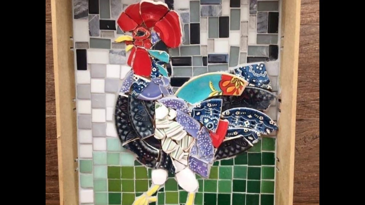 Casa Necchi: mosaico feitos por nossas alunas.