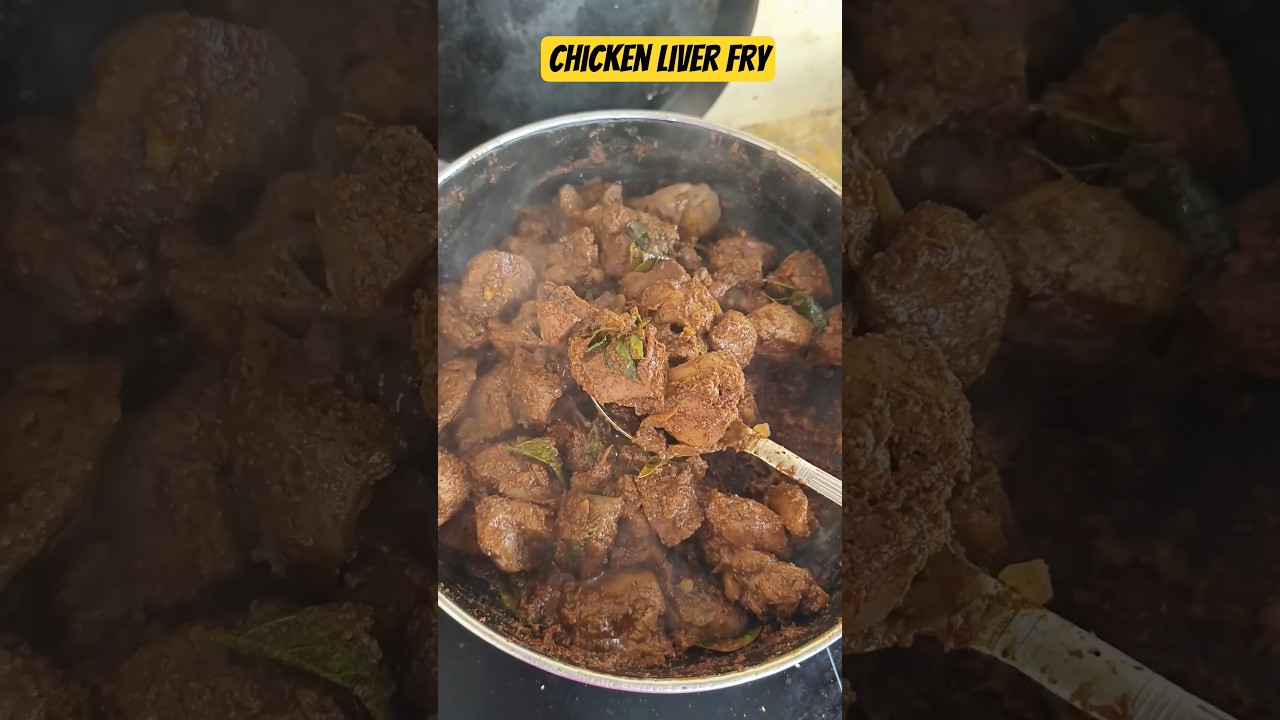 Chicken liver fry #easyrecipe #food #cooking #shortfeed #chicken #nonveg #shorts #trending #liver