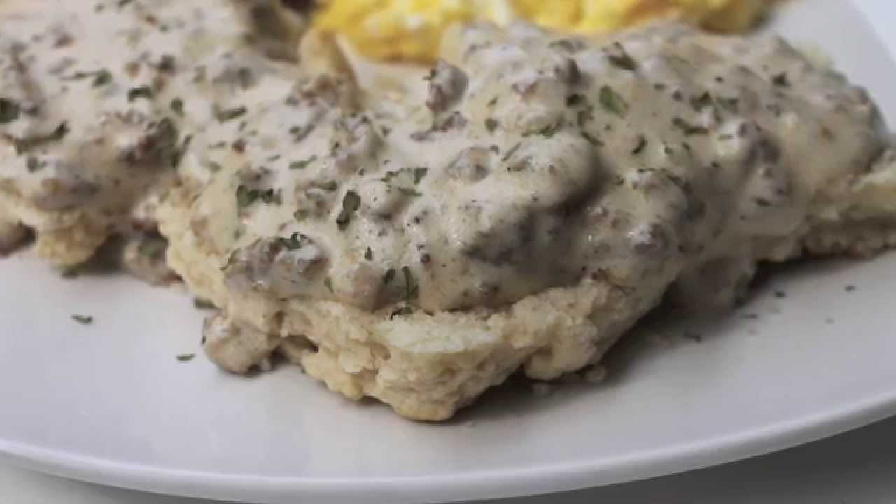 Biscuits and Gravy | I Heart Recipes