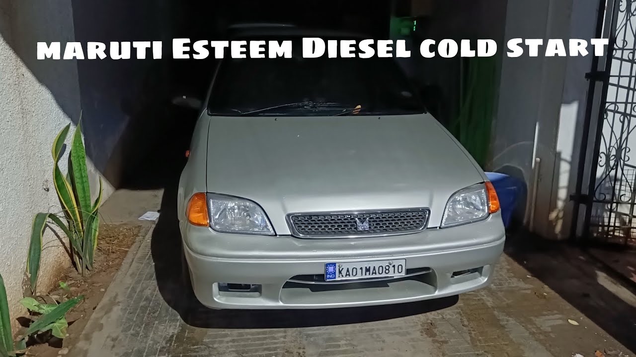 Maruti Esteem Diesel Cold Start After Full Restoration 🔥 | Classic Beauty Roars Back to Life!