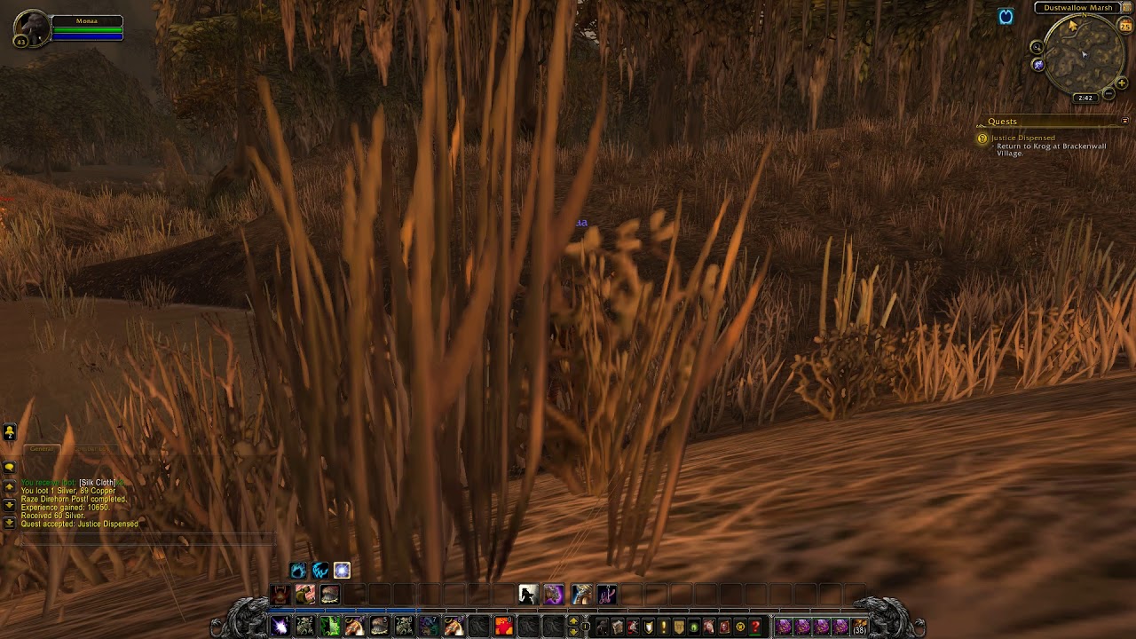 Quest 295: Justice Dispensed (WoW, Horde, Tauren, Druid)