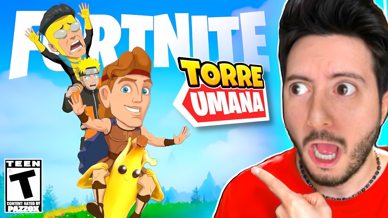 POSSO FARE LA TORRE UMANA CON GLI ALTRI GIOCATORI SU FORTNITE?!