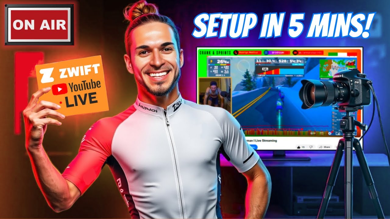 Полное руководство: Как вести прямые трансляции Zwift на YouTube в 2025 году 🔴
