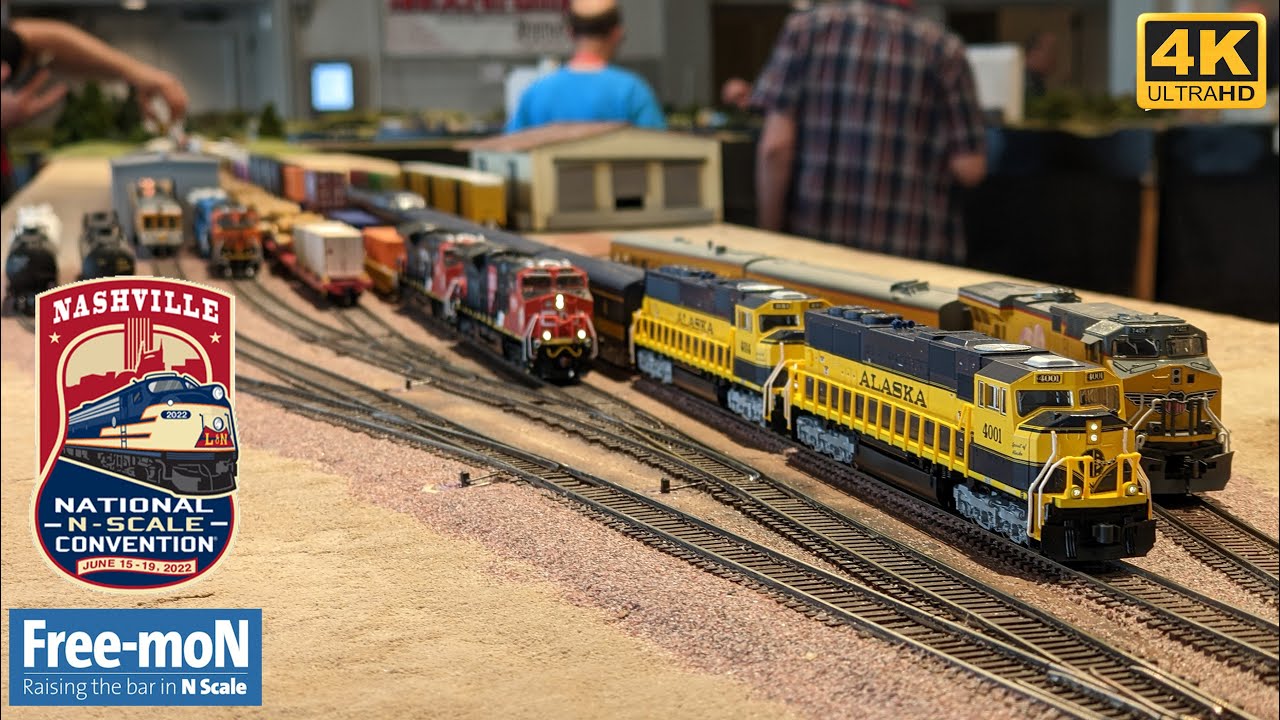 {4K} Free-MoN N Scale Layout at the National N Scale Convention Nashville, TN June 2022