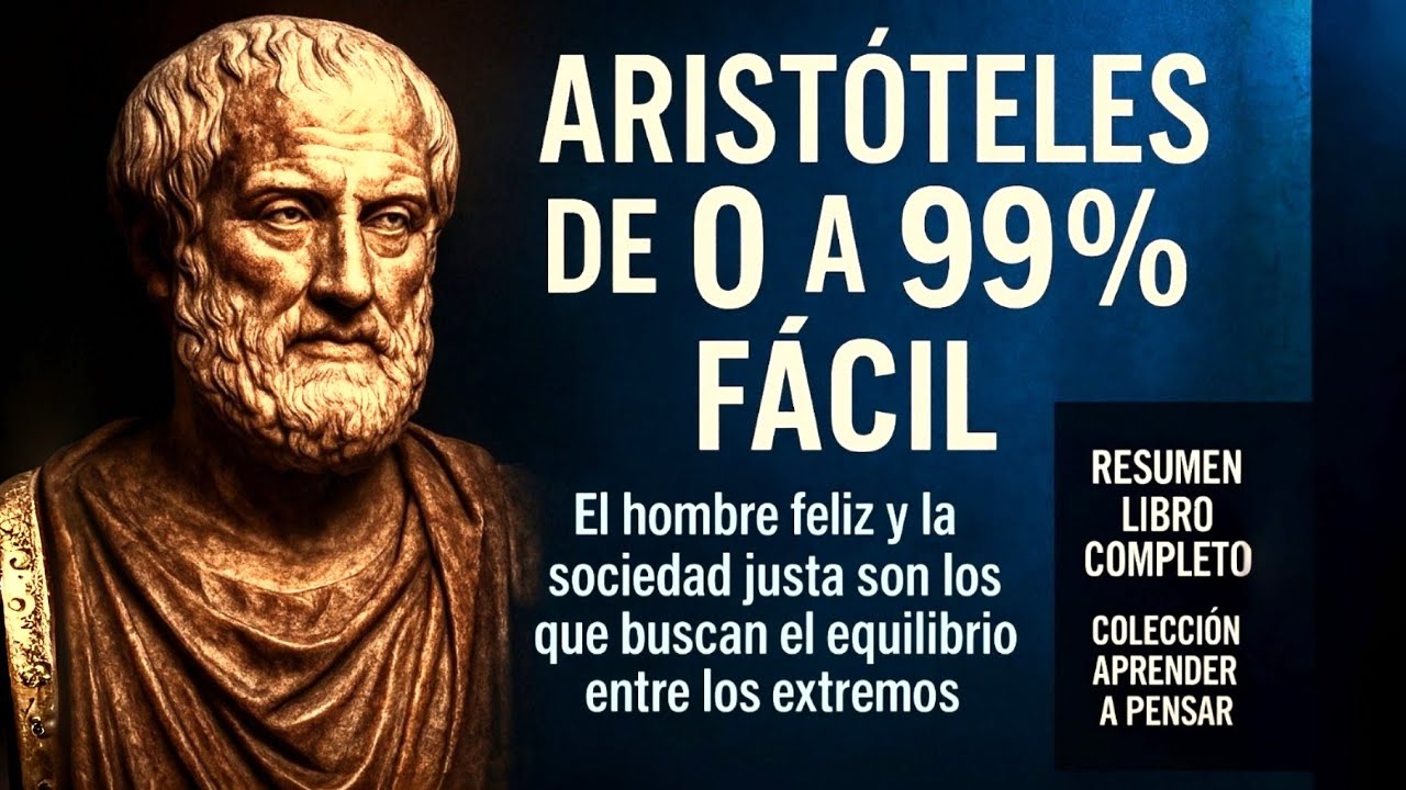 APRENDER A PENSAR 04 — ARISTÓTELES TODA SU FILOSOFÍA EXPLICADA: Del HOMBRE FELIZ a la SOCIEDAD JUSTA