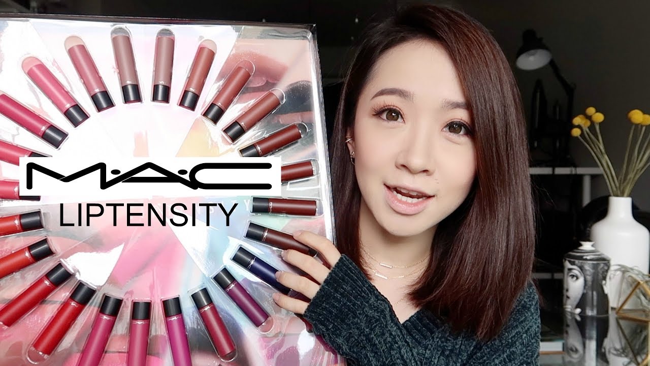 M.A.C LIPTENSITY SWATCHES | 魅可立体凝彩唇膏试色
