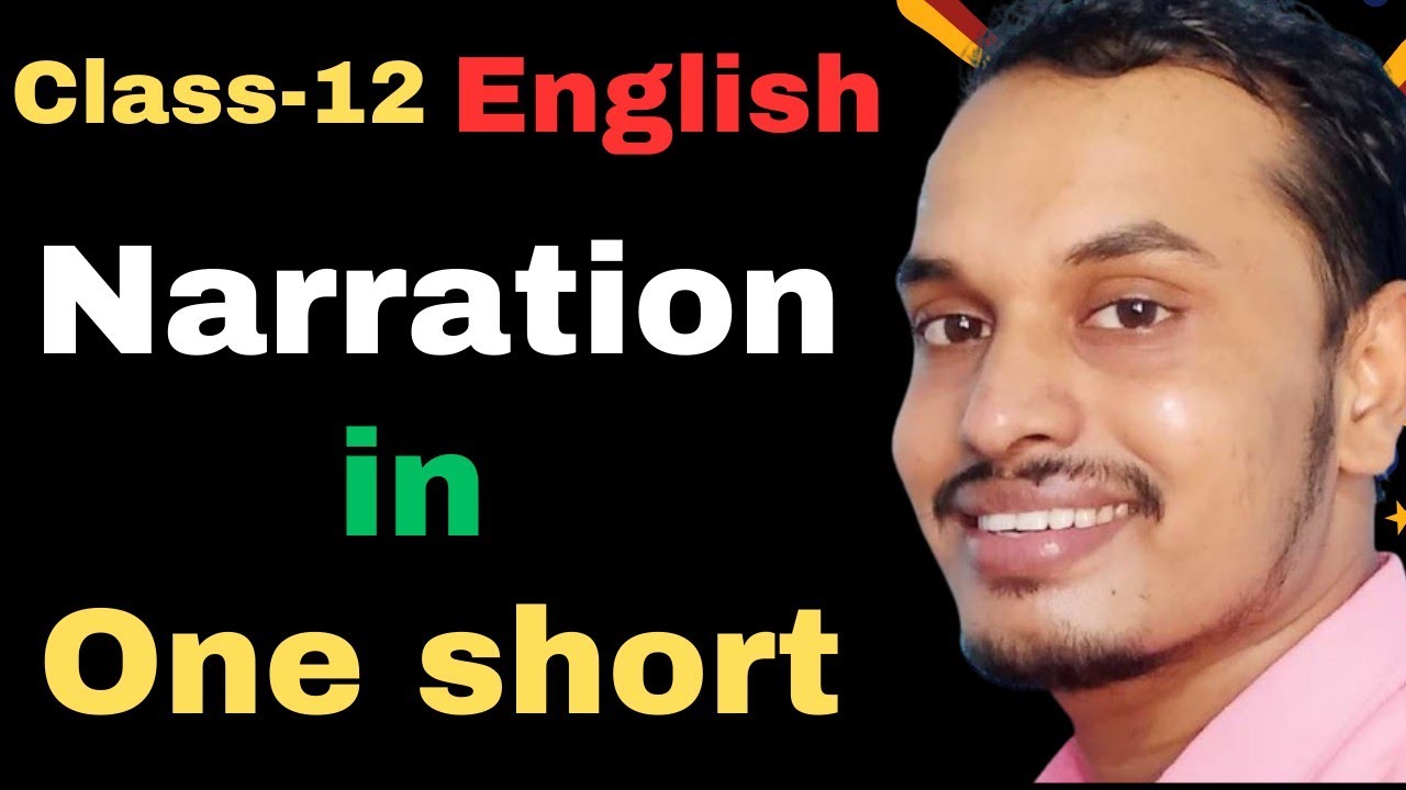 Narration in One Short | Online Class by Shyam Sir
