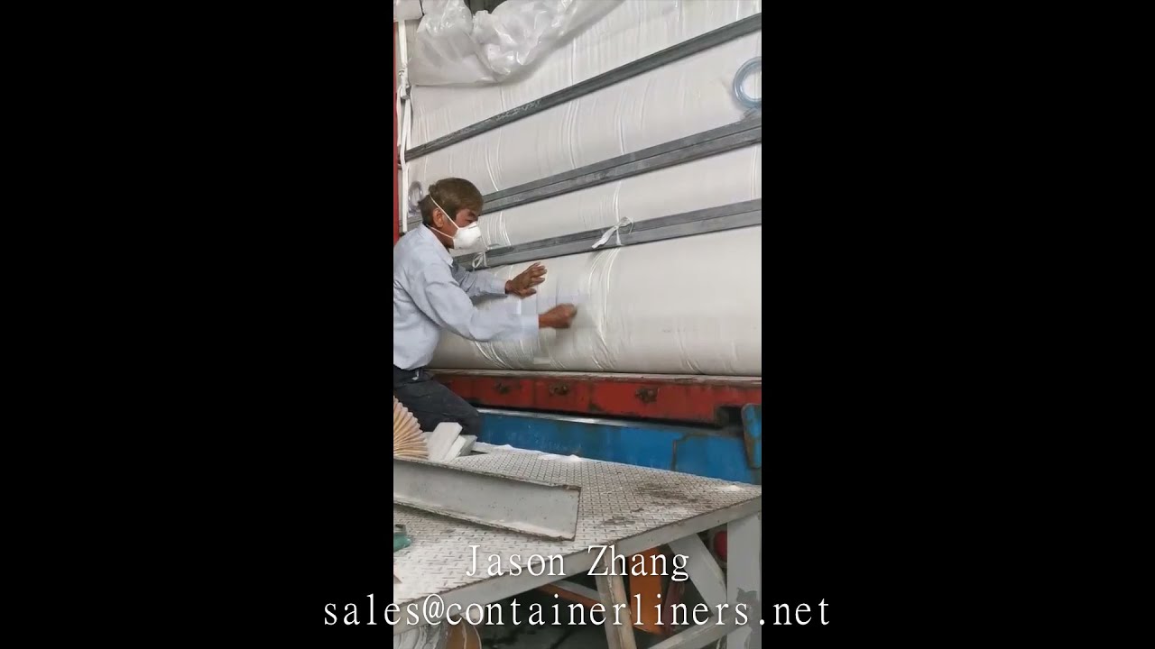 Container liner Bulk liner Liner bag Discharging process210629