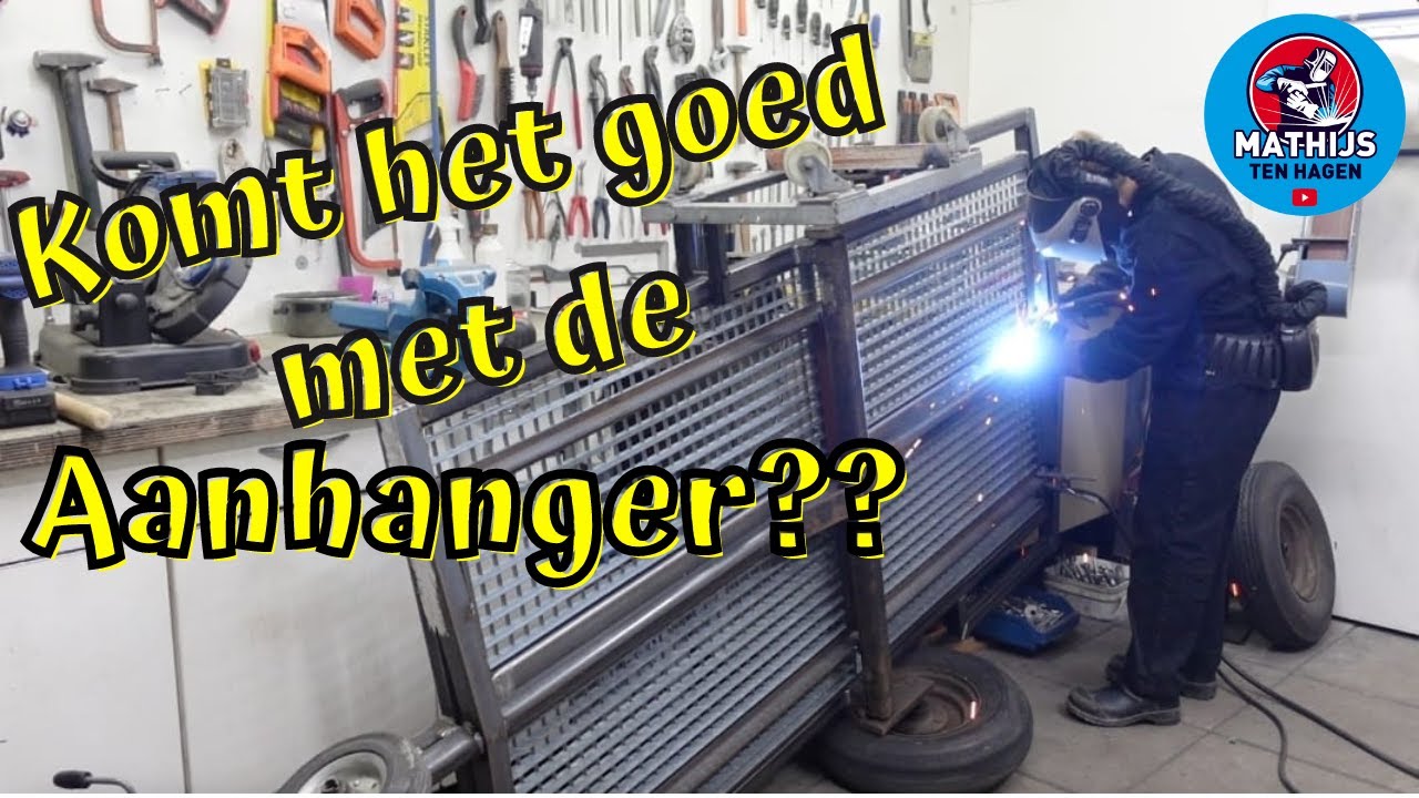 Weer verder aan de motor aanhangwagen