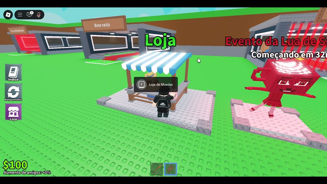 ( Parte 3 )Jogando Roube um Brainrot... Fiz o meu 1 renascimento!