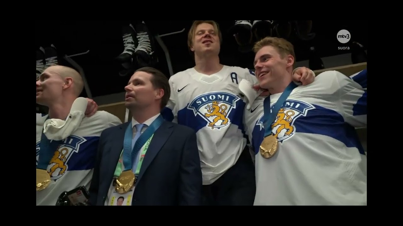 Mikael Granlundin haastattelu j&auml;i kesken | Finlandia-hymni Leijonien laulamana, Mikko Manner hahmona