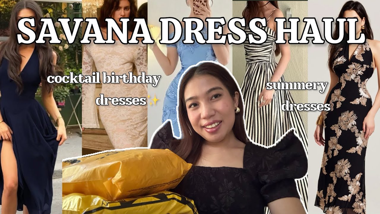 Savana Dress Haul| Cocktail party,birthday| Summery dresses#savana#dress#haul