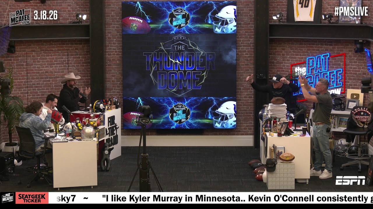 The Pat McAfee Show Live | Wednesday March 18th 2026
