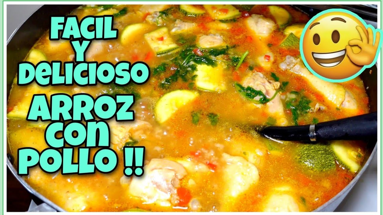 Arroz Con POLLO muy FACIL DE PREPARAR/ COMO HACER ARROZ AGUADO/ RECETAS FACILES