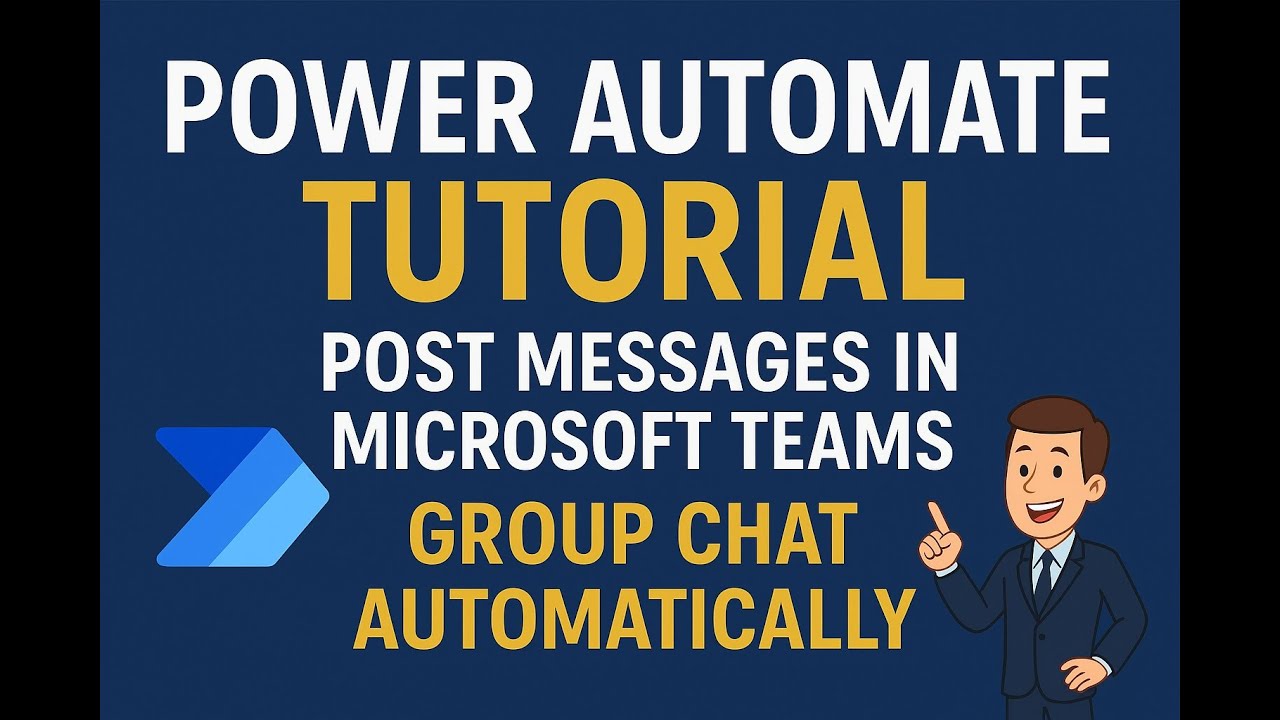 Учебное пособие по Power Automate: автоматическая публикация сообщений в групповом чате Microsoft...