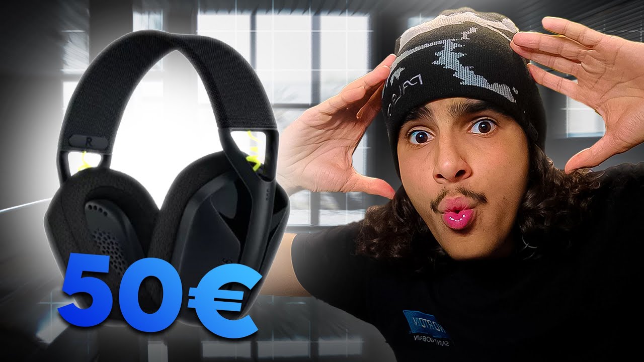 CASQUE SANS FIL/BLUETOOH POUR 50€ (logitech G435)