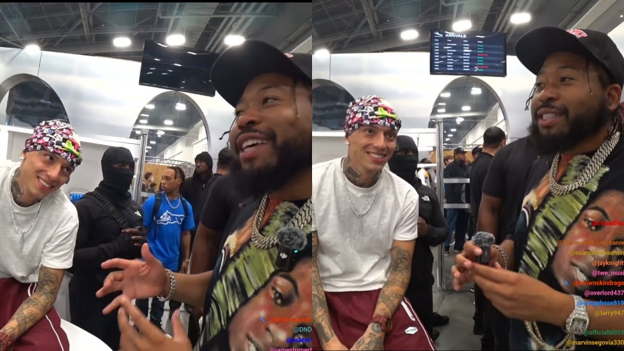 Next up? Akademiks catches up with Central Cee At Complexcon Ft Trap Lore Ross Getting Pressed!