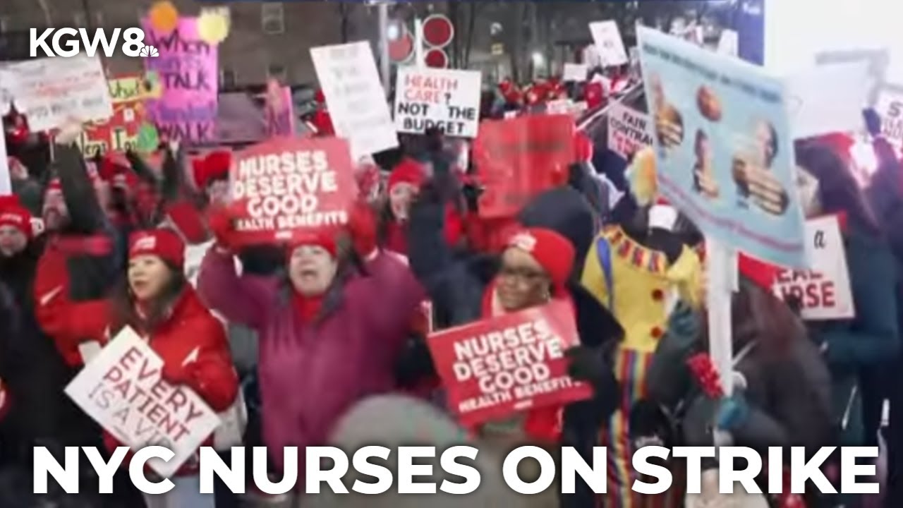 Thousands of New York City nurses go on strike over staffing and safety