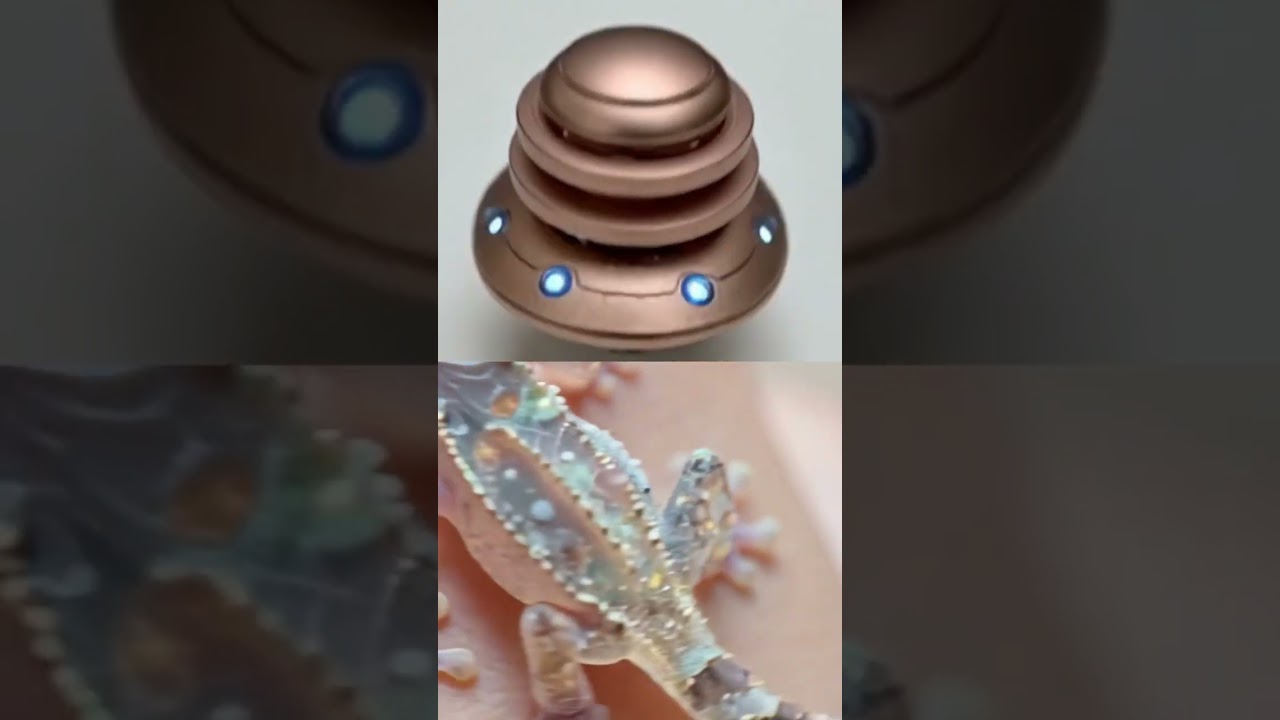 Deep Space Probe | Transparent Glass Gecko | Concept Toy #alien #space