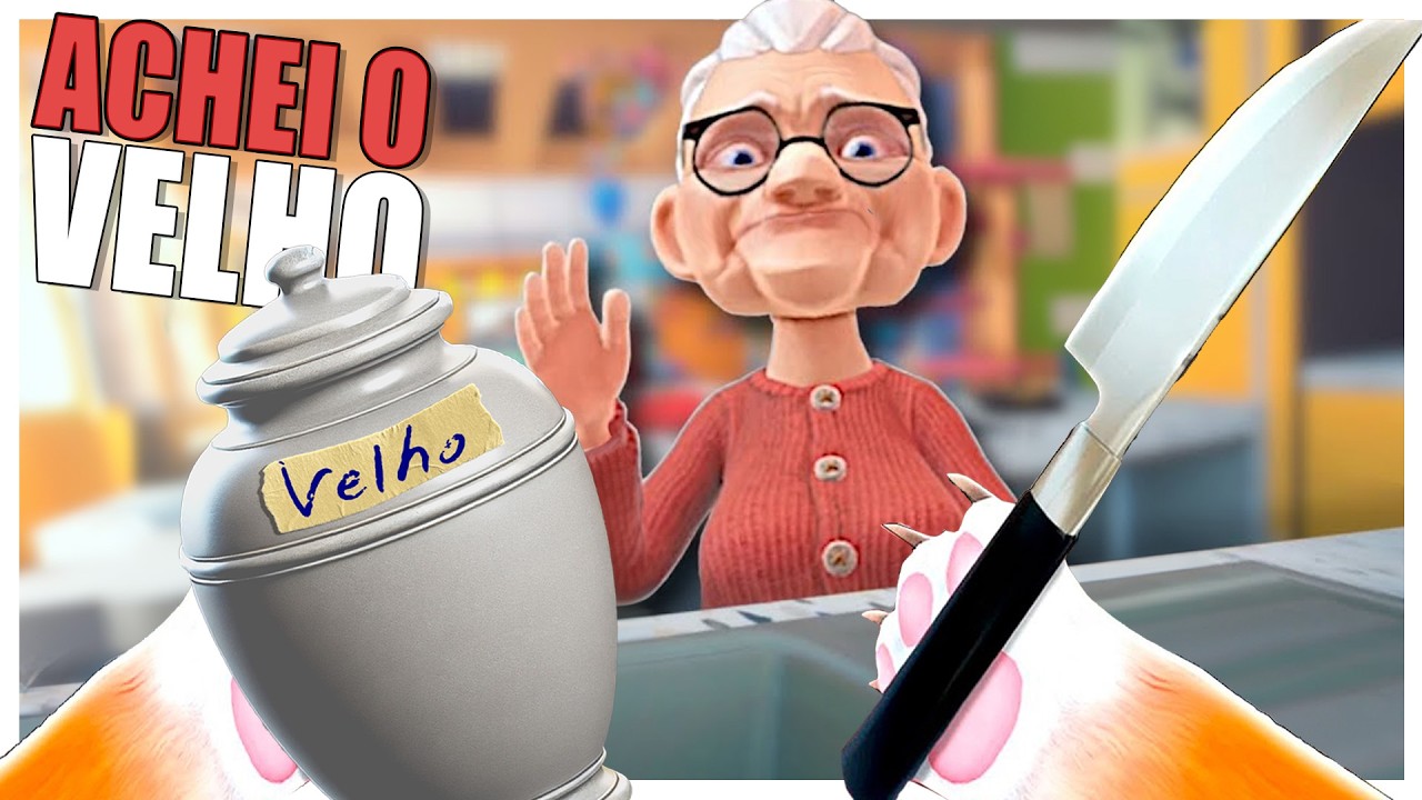 o Vaso com o Velho dentro?! aprontando com a Velha no I am Cat Vr