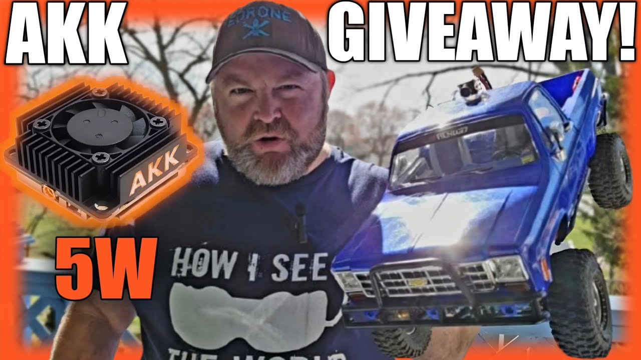 AKK 5 Watt GIVEAWAY Ultimate RANGE PENETRATION Testing FPV CRAWLER Style!
