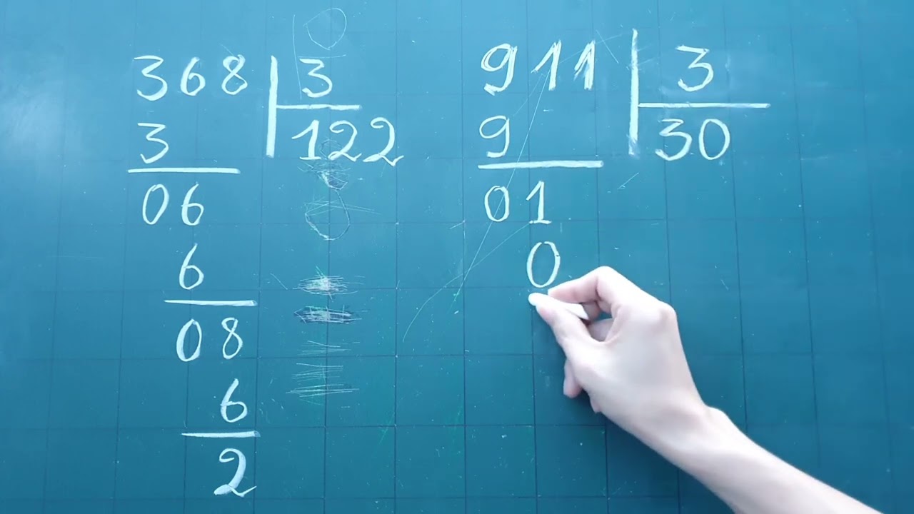 Ph&eacute;p chia lớp 3. Hướng dẫn ph&eacute;p chia kh&oacute;.